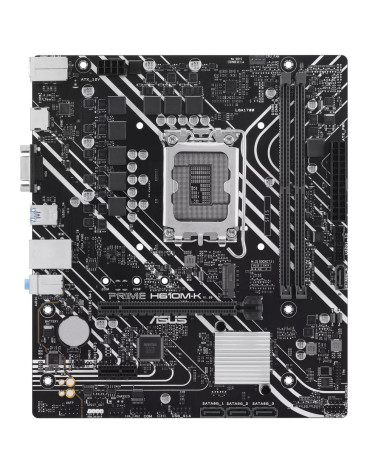 Материнская плата ASUS PRIME H610M-K LGA1700 mATX 2xDDR5 PCIEx16 PCIEx1 M.2 HDMI VGA GLAN