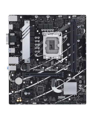 Материнская плата ASUS PRIME B760M-K LGA1700 mATX 2xDDR5 PCIEx16 2xPCIEx1 2xM.2 HDMI VGA 2.5GLAN