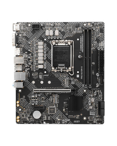 Материнская плата MSI PRO H610M-G H610, LGA1700, 2*DDR5, 1*PCIEx16, 1*PCIEx1, 1*M.2, 4*USB3.2Gen1, 6*USB2.0, 4*SATA3.0, 1G, VGA,