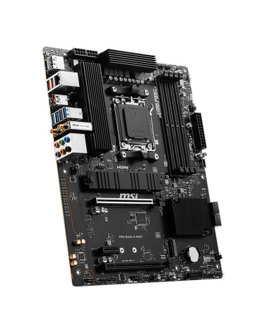 Материнская плата MSI PRO B650-S WIFI B650, AM5, 4*DDR5, 2*PCIEx16, 1*PCIEx1, 2*M.2, 2*TypeC, 3*USB3.2Gen2, 6*USB3.2Gen1, 4*USB2