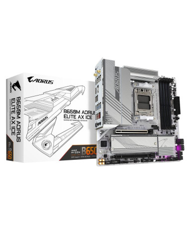 Материнская плата Gigabyte B650M AORUS ELITE AX ICE, RTL