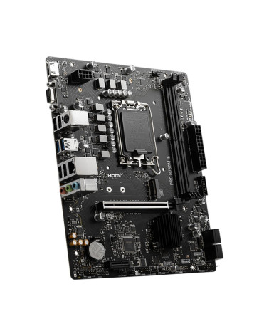 Материнская плата MSI PRO B760M-E B760, LGA1700, 2*DDR5, 1*PCIEx16, 1*PCIEx1, 1*M.2, 4*USB3.2Gen1, 8*USB2.0, 4*SATA3.0, 1G, VGA,
