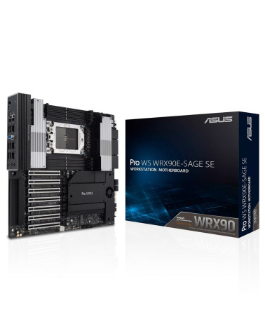Материнская плата ASUS PRO WS WRX90E-SAGE SE STR5 EEB 8xDDR5 7xPCIEx16 4xM.2 2xUSB-C 2x mini DP VGA 2x10GLAN