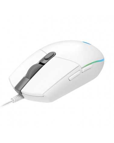 Мышь игровая Logitech G102 LIGHTSYNC White белая, оптическая, 200-8000dpi, 2.1м USB2.0, 6 программируемых кнопок, RGB подсветка,