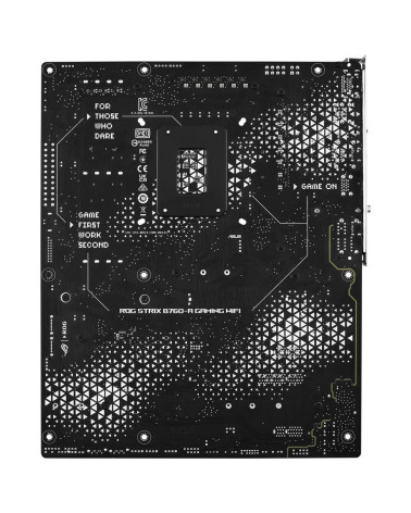 Материнская плата ASUS ROG STRIX B760-A GAMING WIFI LGA1700 ATX 4xDDR5 2xPCIEx16 2xPCIEx1 3xM.2 2xUSB-C DP HDMI 2.5GLAN Wi-Fi 6Е
