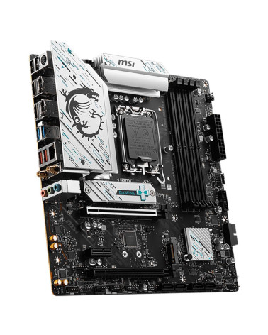 Материнская плата MSI B760M GAMING PLUS WIFI B760, LGA1700, 4*DDR5, 2*PCIEx16, 1*PCIEx1, 2*M.2, 1*TypeC, 2*USB3.2Gen2, 6*USB3.2G