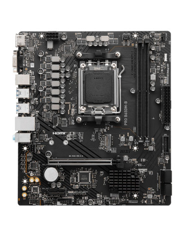 Материнская плата MSI PRO B650M-B B650, AM5, 2*DDR5, 1*PCIEx16, 1*PCIEx1, 1*M.2, 6*USB3.2Gen1, 6*USB2.0, 4*SATA3.0, 1G, VGA, HDM
