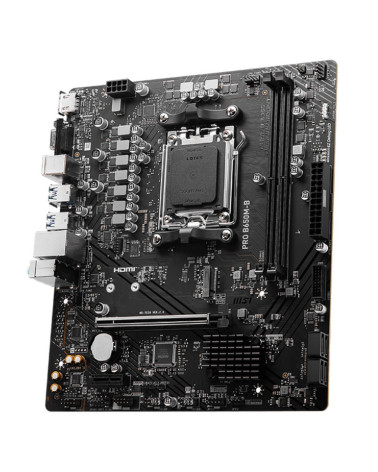 Материнская плата MSI PRO B650M-B B650, AM5, 2*DDR5, 1*PCIEx16, 1*PCIEx1, 1*M.2, 6*USB3.2Gen1, 6*USB2.0, 4*SATA3.0, 1G, VGA, HDM