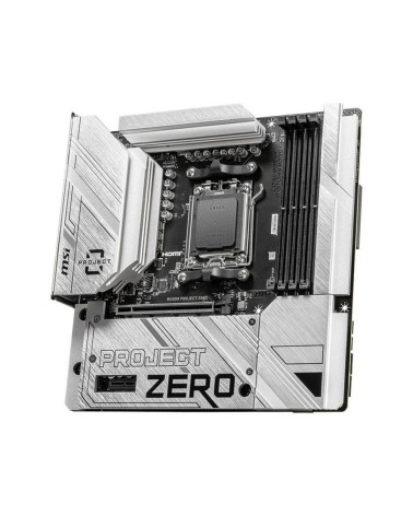 Материнская плата MSI B650M PROJECT ZERO B650, AM5, 4*DDR5, 1*PCIEx16, 1*PCIEx1, 2*M.2, 3*TypeC, 3*USB3.2Gen2, 4*USB3.2Gen1, 6*U