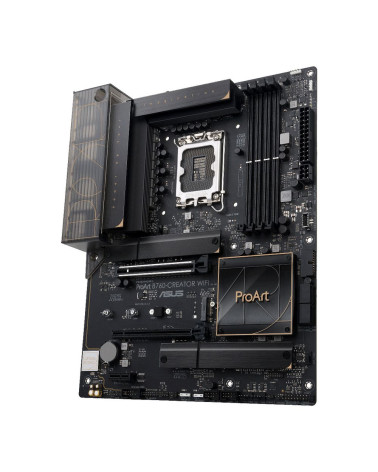Материнская плата ASUS PROART B760-CREATOR WIFI LGA1700 ATX 4xDDR5 2xPCIEx16 PCIEx1 3xM.2 USB-C DP HDMI GLAN 2.5GLAN Wi-Fi 6 (90