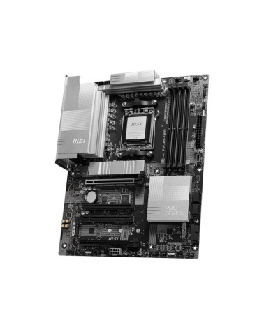 Материнская плата MSI PRO X870-P WIFI X870, AM5, 4*DDR5, 4*PCIEx16, 3*M.2, 3*TypeC, 2*USB3.2Gen2, 4*USB3.2Gen1, 8*USB2.0, 4*SATA