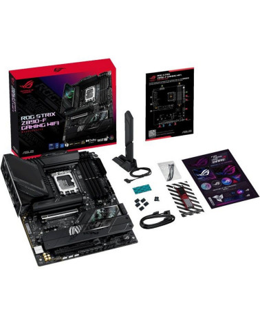 Материнская плата ASUS ROG STRIX Z890-F GAMING WIFI LGA1851 ATX 4xDDR5 2xPCIEx16 5xM.2 2xThunderbolt 2xUSB-C DP HDMI 2.5GLAN Wi-