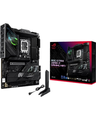 Материнская плата ASUS ROG STRIX Z890-F GAMING WIFI LGA1851 ATX 4xDDR5 2xPCIEx16 5xM.2 2xThunderbolt 2xUSB-C DP HDMI 2.5GLAN Wi-