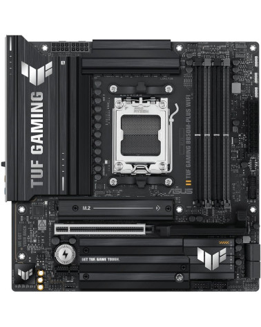 Материнская плата ASUS TUF GAMING B850M-PLUS WIFI AM5 mATX 4xDDR5 PCIEx16 PCIEx1 3xM.2 USB-C DP HDMI 2.5GLAN Wi-Fi 6Е