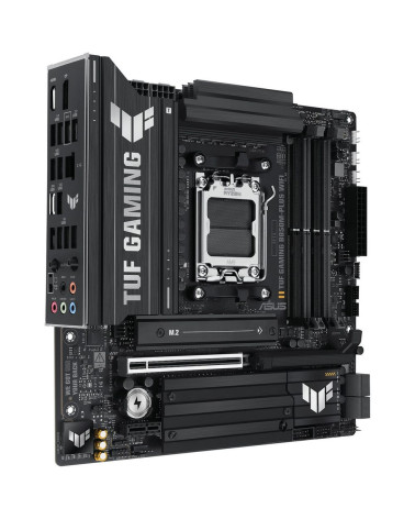 Материнская плата ASUS TUF GAMING B850M-PLUS WIFI AM5 mATX 4xDDR5 PCIEx16 PCIEx1 3xM.2 USB-C DP HDMI 2.5GLAN Wi-Fi 6Е