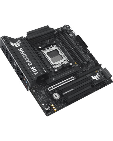 Материнская плата ASUS TUF GAMING B850M-PLUS WIFI AM5 mATX 4xDDR5 PCIEx16 PCIEx1 3xM.2 USB-C DP HDMI 2.5GLAN Wi-Fi 6Е