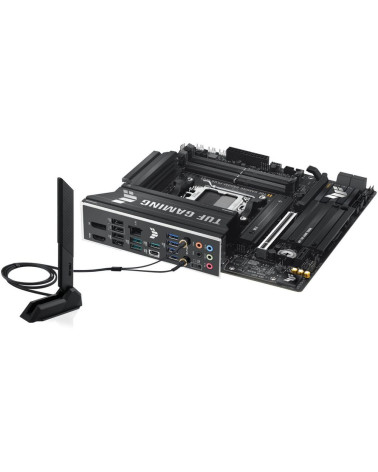Материнская плата ASUS TUF GAMING B850M-PLUS WIFI AM5 mATX 4xDDR5 PCIEx16 PCIEx1 3xM.2 USB-C DP HDMI 2.5GLAN Wi-Fi 6Е