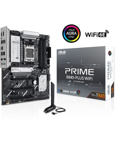 Материнская плата ASUS PRIME B840-PLUS WIFI AM5 ATX 4xDDR5 4xPCIEx16 PCIEx1 3xM.2 USB-C DP HDMI 2.5GLAN Wi-Fi 6Е