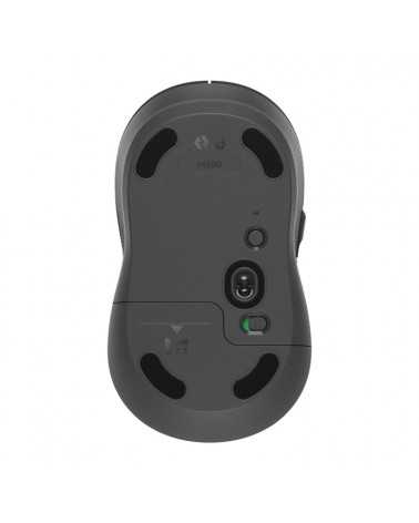 Мышь беспроводная Logitech M650 Signature Graphite темно-серая, 400-4000 dpi, Bluetooth + 2.4G, 5 кнопок, АА-батарейка, полнораз