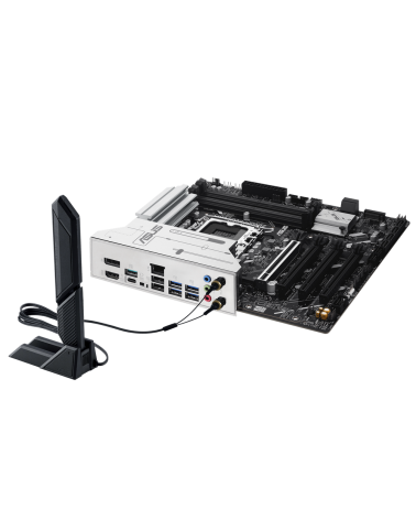 Материнская плата ASUS PRIME Z890M-PLUS WIFI LGA1851 mATX 4xDDR5 4xPCIEx16 3xM.2 USB-C DP HDMI 2.5GLAN Wi-Fi 7