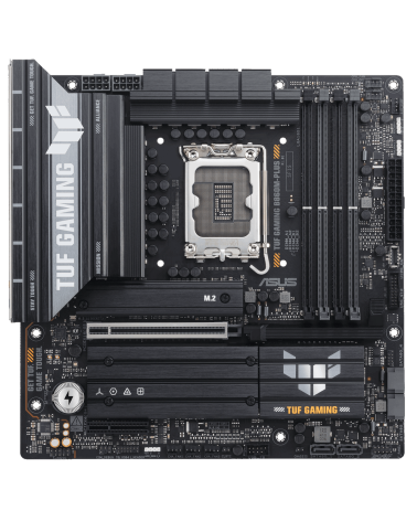 Материнская плата ASUS TUF GAMING B860M-PLUS LGA1851 mATX 4xDDR5 PCIEx16 PCIEx4 3xM.2 USB-C DP HDMI 2.5GLAN