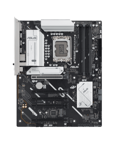 Материнская плата ASUS PRIME B860-PLUS WIFI LGA1851 ATX 4xDDR5 5xPCIEx16 2xM.2 USB-C DP HDMI 2.5GLAN Wi-Fi 6Е
