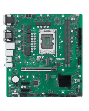 Материнская плата ASUS PRO H810M-C-CSM LGA1851 mATX 2xDDR5 PCIEx16 2xPCIEx1 2xM.2 USB-C DP HDMI DVI VGA GLAN