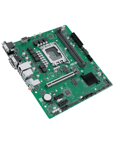Материнская плата ASUS PRO H810M-C-CSM LGA1851 mATX 2xDDR5 PCIEx16 2xPCIEx1 2xM.2 USB-C DP HDMI DVI VGA GLAN