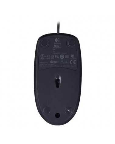 Мышь Logitech M90 Black (910-001793) черная, оптическая, 1000dpi, USB, 1.8м черная, оптическая, 1000dpi, USB, 1.8м