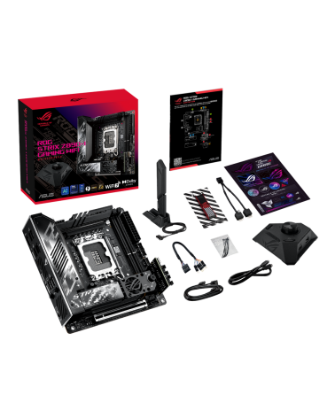 Материнская плата ASUS ROG STRIX Z890-I GAMING WIFI LGA1851 mini-ITX 2xDDR5 PCIEx16 2xM.2 2xThunderbolt USB-C HDMI 2.5GLAN Wi-Fi
