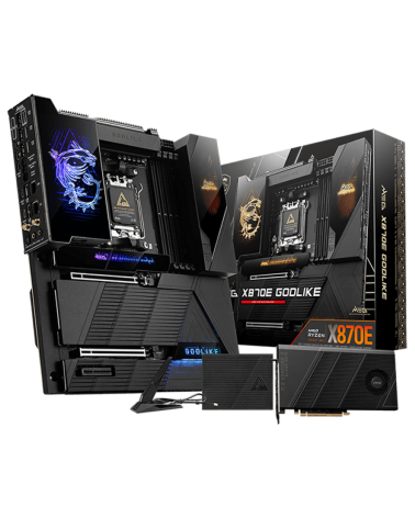 Материнская плата MSI MEG X870E GODLIKE X870E, AM5, 4*DDR5, 2*PCIEx16, 1*PCIEx4, 7*M.2, 7*TypeC, 8*USB3.2Gen2, 4*USB3.2Gen1, 4*U