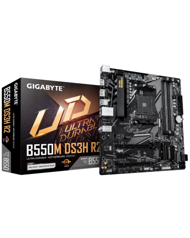 Материнская плата Gigabyte B550M DS3H R2, RTL