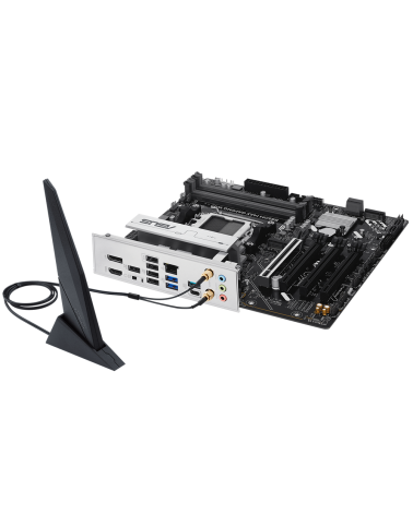 Материнская плата ASUS B850M MAX GAMING WIFI AM5 mATX 4xDDR5 4xPCIEx16 3xM.2 USB-C DP HDMI GLAN Wi-Fi 6