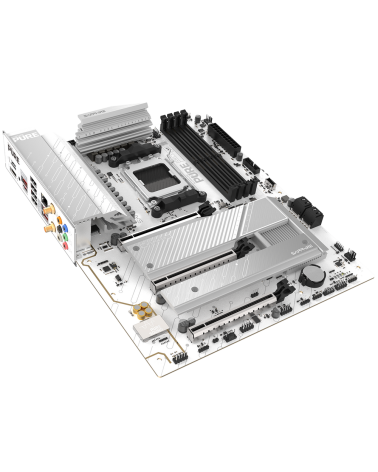 Материнская плата Sapphire B850A PURE WIFI7 B850, AM5, 4*DDR5, 3*PCIEx16, 3*M.2, 2*TypeC, 3*USB3.2Gen2, 2*USB3.2Gen1, 6*USB2.0, 