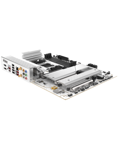 Материнская плата Sapphire B850A PURE WIFI7 B850, AM5, 4*DDR5, 3*PCIEx16, 3*M.2, 2*TypeC, 3*USB3.2Gen2, 2*USB3.2Gen1, 6*USB2.0, 