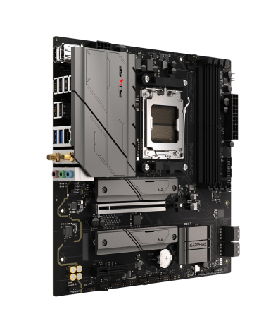Материнская плата Sapphire B850M PULSE WIFI B850, AM5, 4*DDR5, 1*PCIEx16, 1*PCIEx4, 2*M.2, 2*TypeC, 4*USB3.2Gen1, 10*USB2.0, 4*S
