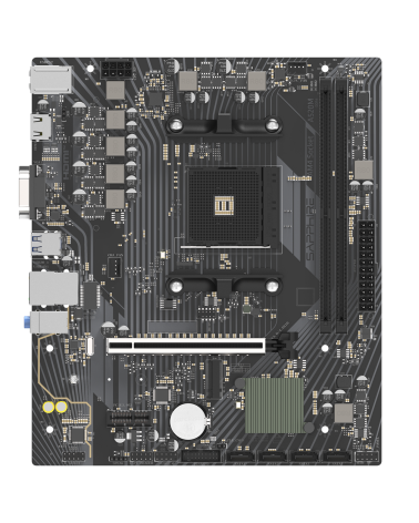 Материнская плата Sapphire A520M-E A520, AM4, 2*DDR4, 1*PCIEx16, 1*PCIEx1, 1*M.2, 6*USB3.2Gen1, 4*USB2.0, 4*SATA3.0, 1G, HDMI, M