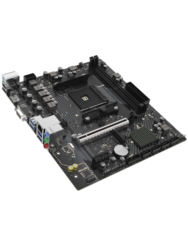 Материнская плата Sapphire A520M-E A520, AM4, 2*DDR4, 1*PCIEx16, 1*PCIEx1, 1*M.2, 6*USB3.2Gen1, 4*USB2.0, 4*SATA3.0, 1G, HDMI, M