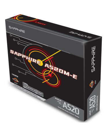 Материнская плата Sapphire A520M-E A520, AM4, 2*DDR4, 1*PCIEx16, 1*PCIEx1, 1*M.2, 6*USB3.2Gen1, 4*USB2.0, 4*SATA3.0, 1G, HDMI, M