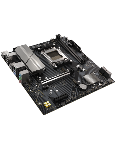 Материнская плата Sapphire B650M-E B650, AM5, 2*DDR5, 1*PCIEx16, 1*PCIEx4, 2*M.2, 4*USB3.2Gen1, 10*USB2.0, 4*SATA3.0, 2.5G, DP, 