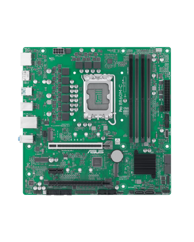 Материнская плата ASUS PRO B860M-C-CSM LGA1851 mATX 4xDDR5 2xPCIEx16 PCIEx1 USB-C 2xDP HDMI 2xM.2 GLAN