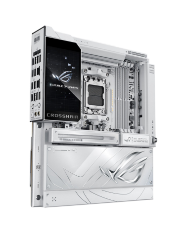 Материнская плата ASUS ROG CROSSHAIR X870E GLACIAL AM5 E-ATX 4xDDR5 2xPCIEx16 2xM.2 2xUSB-C 2x10GLAN WiFi 7