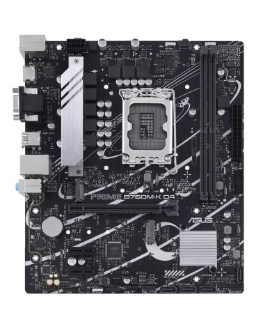 Материнская плата ASUS PRIME B760M-K D4 LGA1700 mATX 2xDDR4 PCIEx16 2xPCIEx1 2xM.2 HDMI VGA 2.5GLAN