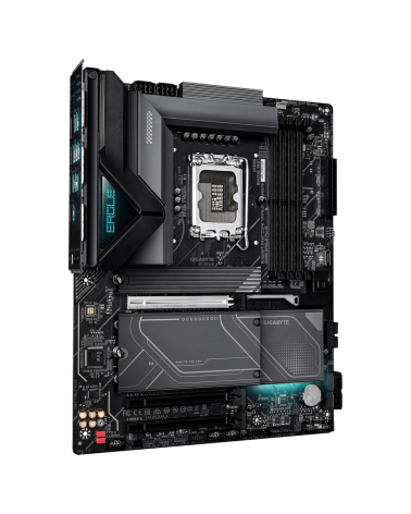 Материнская плата Gigabyte Z890 EAGLE PLUS Z890, LGA1851, 4xDDR5, 3*PCI-Ex16,4*M.2,1*Type-C  2*USB3.2Gen2, 5*USB3.2Gen1, 8*USB2.