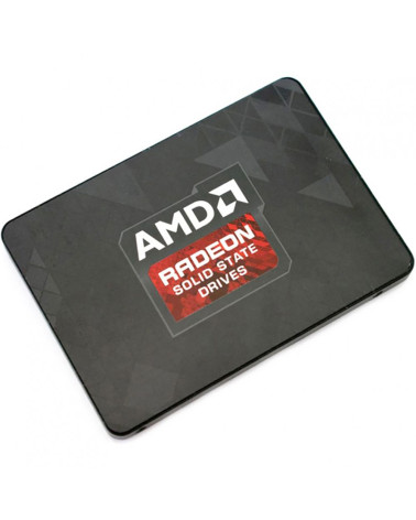 Твердотельный накопитель SSD AMD Radeon R5 R5SL120G 120GB 2.5" Client SATA 6Gb/s, 544/349, IOPS 42/40K, MTBF 2M, 3D TLC, 60TBW, 