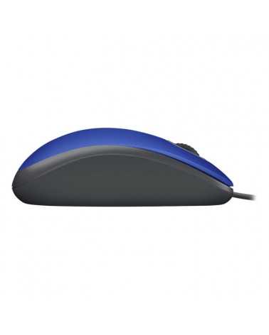 Мышь Logitech M110 Silent Blue синяя, оптическая, бесшумная, 1000dpi, USB 1.8м 10 (080508)