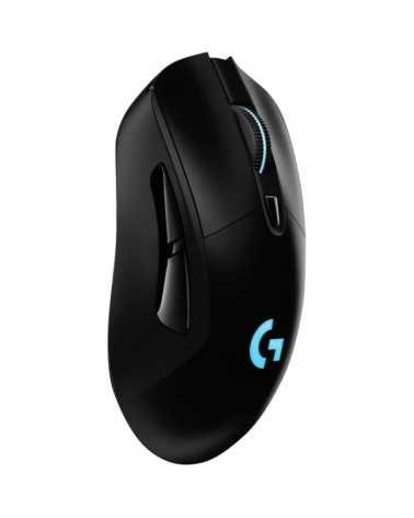 Мышь игровая Logitech G703 Lightspeed черная, сенсор 100-25600dpi (Hero25K), беспроводная 2.4GHz + USB 1,8м, 5 программируемых к