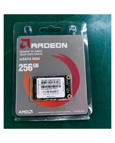Твердотельный накопитель SSD AMD Radeon 256GB Client SSD mSATA 3D NAND Retail R5MS256G5