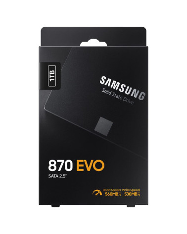 Твердотельный накопитель SSD Samsung 870 EVO MZ-77E1T0B 2.5" 1TB Client SSD SATA