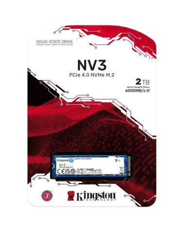 Твердотельный накопитель SSD Kingston PCIe 4.0 x4 2TB SNV3S/2000G NV3 M.2 2280